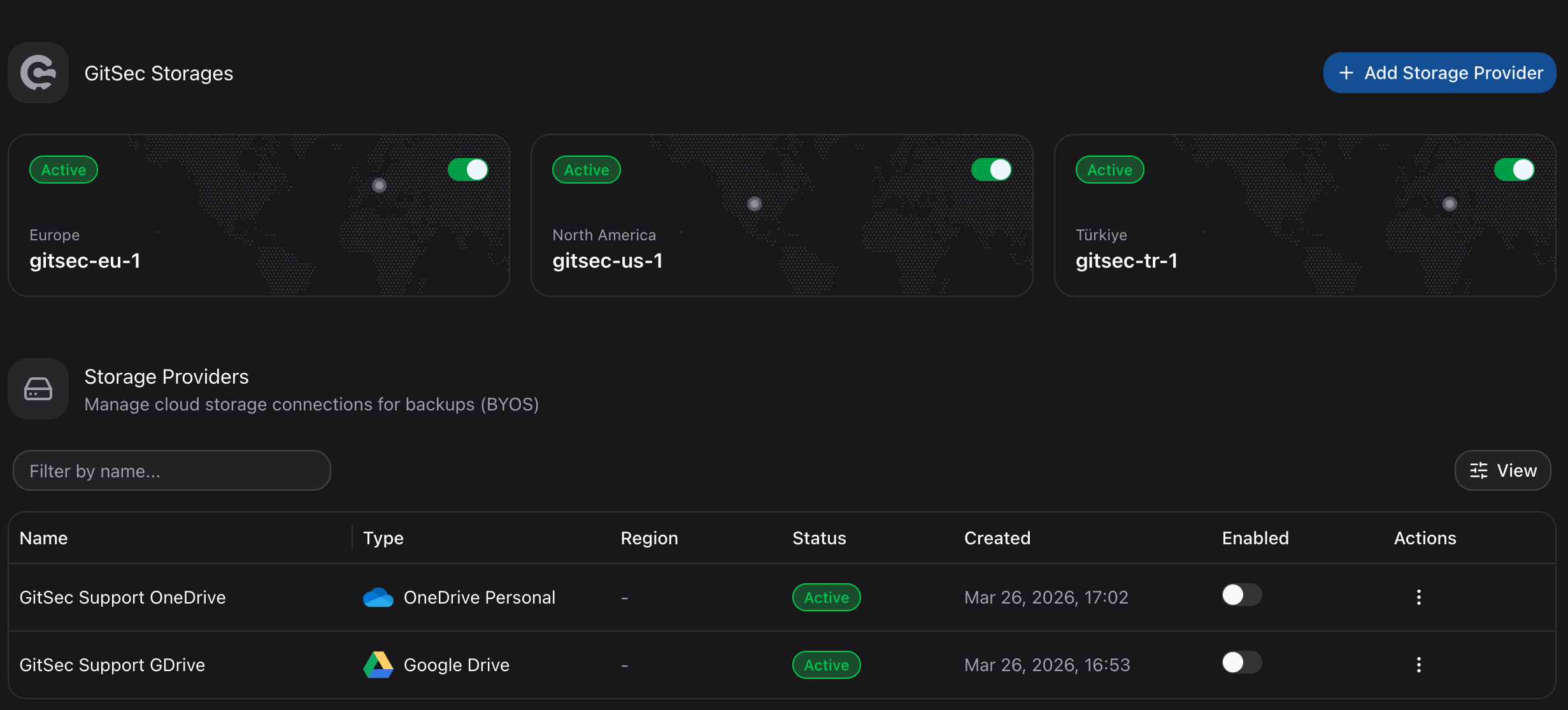 Storage Overview